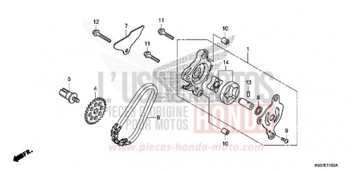 POMPE A HUILE SH300AH de 2017